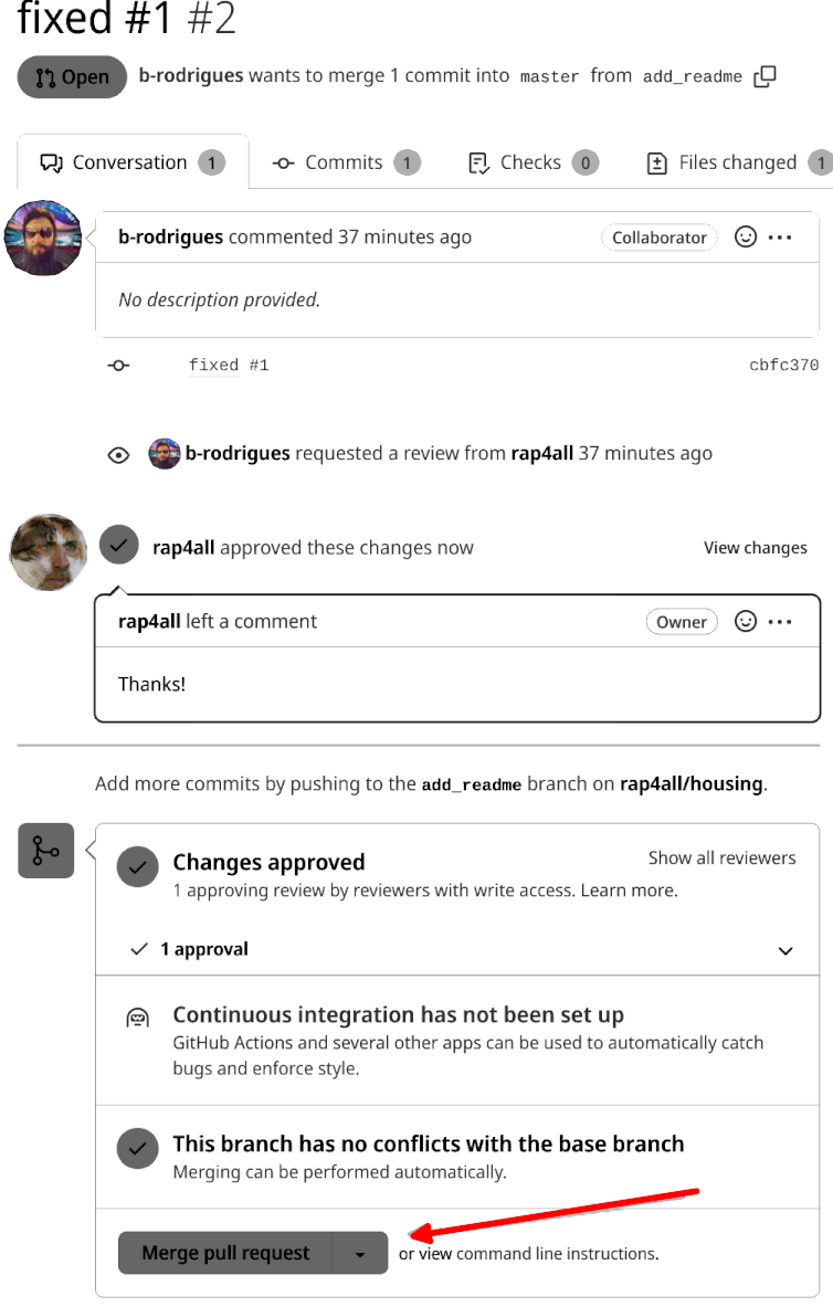 We're done, we can merge the pull request.