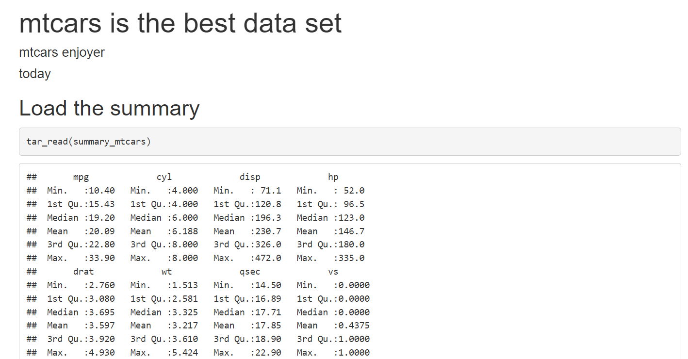 The output of our pipeline. Our first data product!